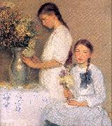 Mora, Francis Luis Flowers of the Field oil painting